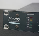 Lexicon PCM-60 80's Digital Reverb 1U Vintage Effects Rack 240V - image 6
