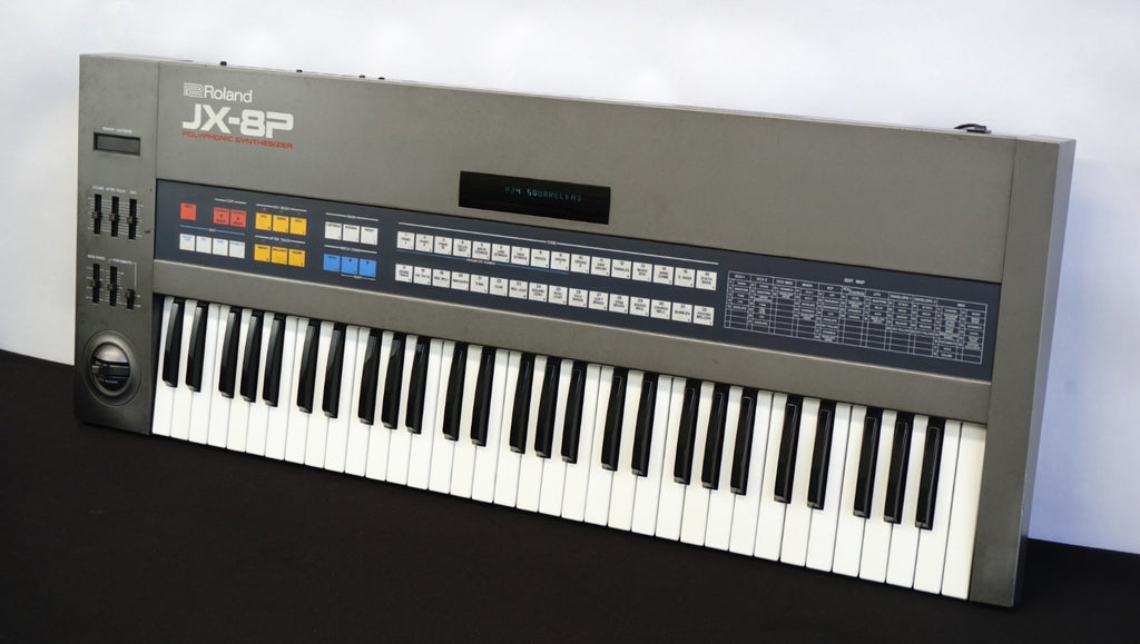 Roland JX-8P 80's Vintage Polyphonic Analogue Synthesiser - 100V