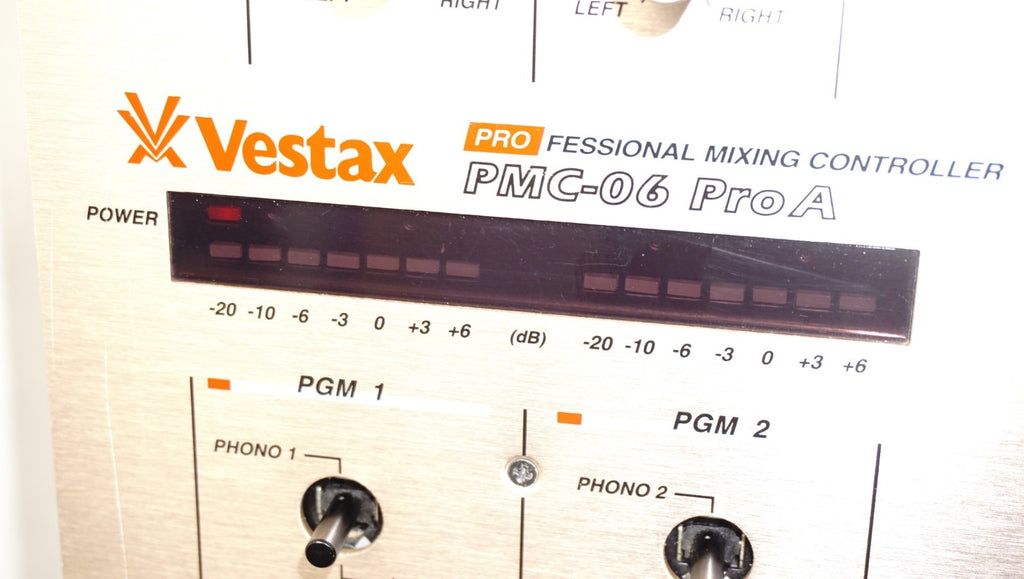 Vestax PMC-06 Pro A Slim Professional Mixtick Mixer DJ Mixing