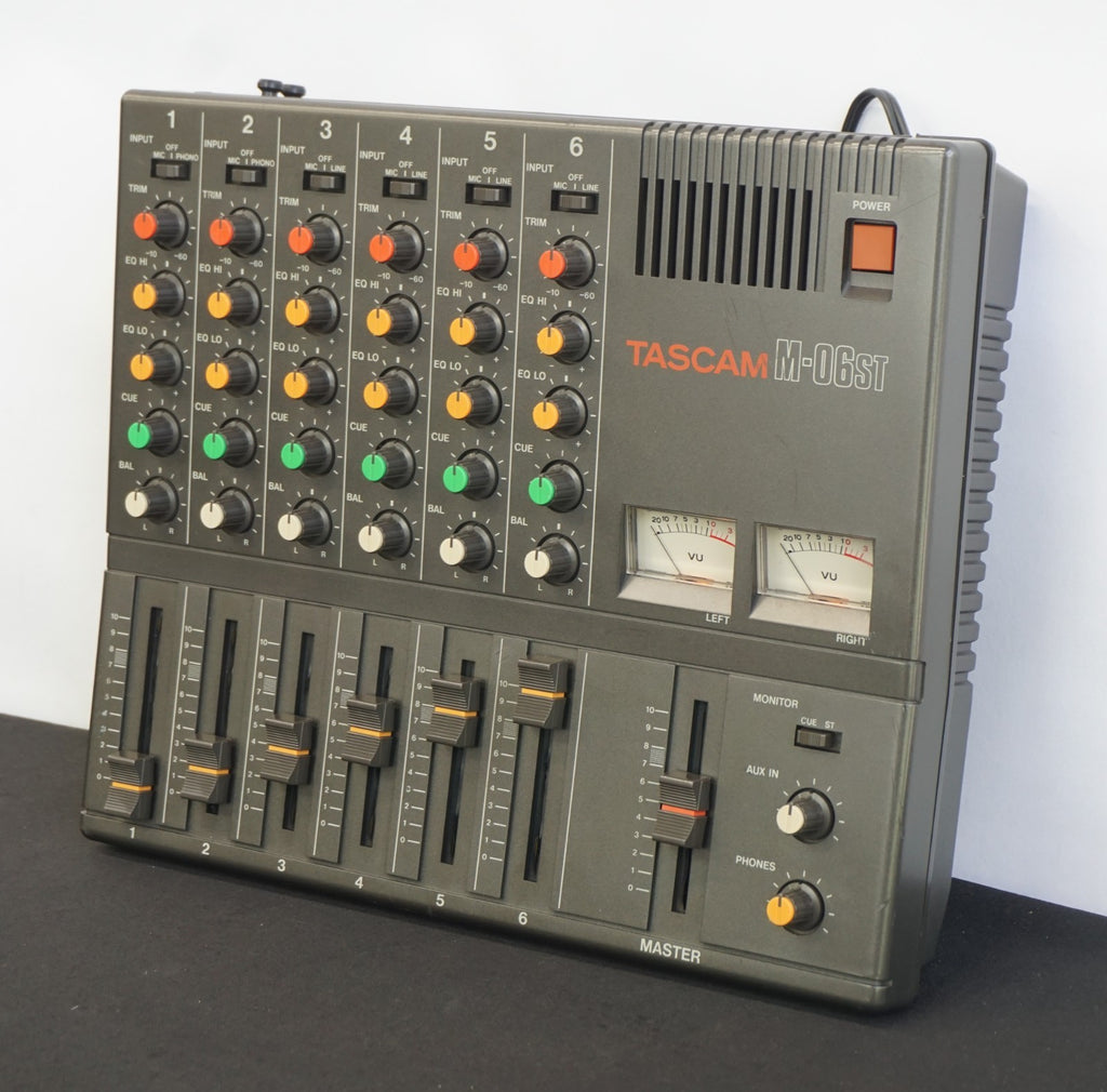 Tascam M-06 ST 6 Channel Vintage Analogue Mixer - 100V – LOFI Music