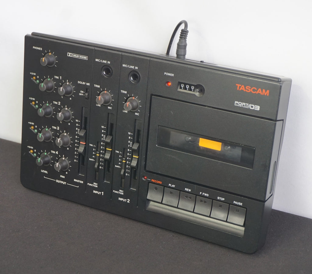 Tascam Porta 03 - 4 Track Analogue Cassette Recorder - Pro