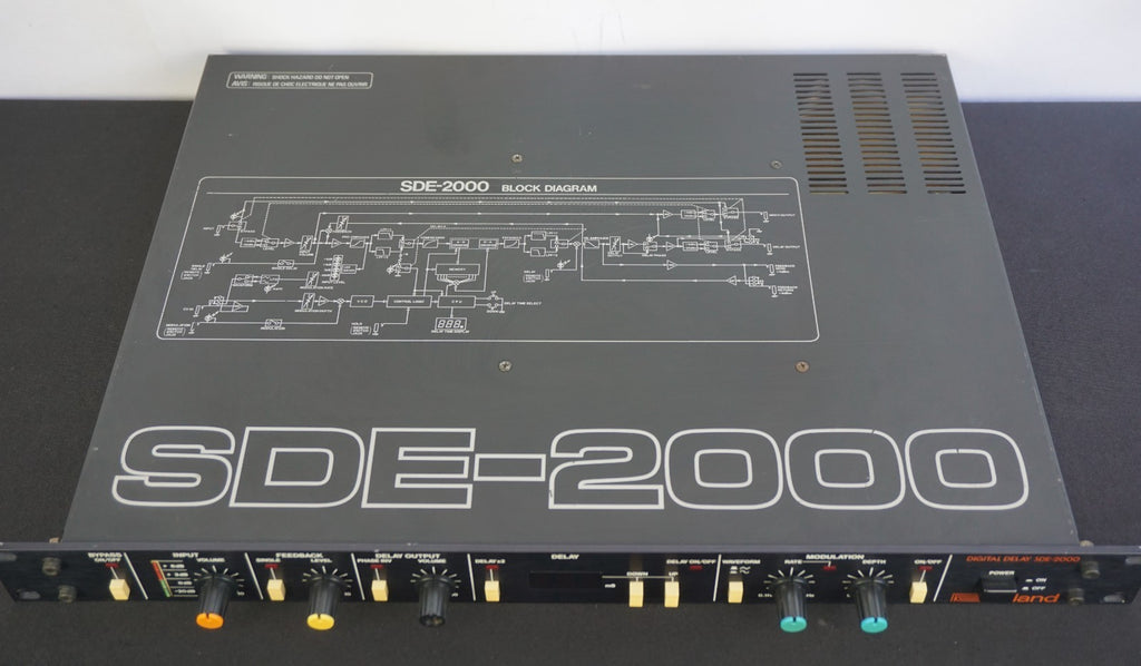 Roland SDE-2000 Vintage 80's Digital Delay 1U Rack Mount FX - 100V