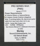Morley PWA Pro Series WAH Vintage 80's - 90's Electric Guitar Effects Pedal - image 10
