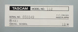 Tascam 112 80's - 00's Stereo Cassette Recorder 3U Rack - Pro Serviced! - 100V - image 11