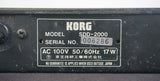 Korg SDD-2000 Sampling Digital Delay Vintage 1U Rack Effects MIDI - 100V - image 13