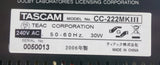 TASCAM CC-222 MKIII Dual CD Recorder / Cassette - Pro Studio Rack Unit - 240V - image 14
