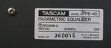 Tascam PE-40 Vintage Parametric Equaliser 4 Channel Rack Mount Analogue EQ 100V - image 15