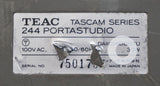 Teac Tascam Portastudio 244 80s 4 Track Multitrack Cassette Tape Recorder - 100V - image 20
