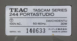 Teac Tascam Portastudio 244 80s 4 Track Multitrack Cassette Tape Recorder - 100V - image 20