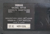 Yamaha  MT4X Four Track Multitrack Cassette Tape Recorder - Serviced - 240V - image 18