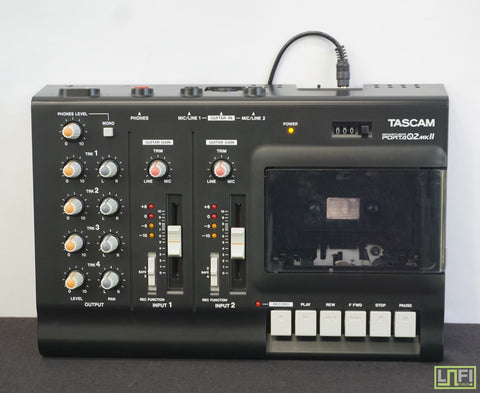 Tascam Porta 02 MKII Black - 4 Track Analogue Cassette Recorder - Pro Serviced - image 1