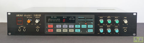 Akai S612 Vintage Rare 80's 12-bit MIDI Lo-Fi 2U Rack Sampler - 100V - image 1