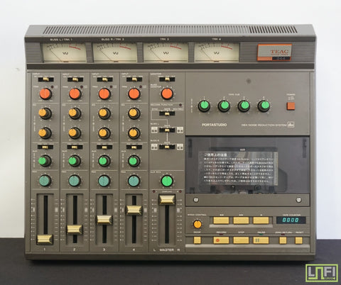 Teac Tascam Portastudio 244 80s 4 Track Multitrack Cassette Tape Recorder - 100V - image 1