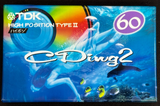 TDK CDing2 CD2-60R 60-Min Type II High Position Blank Cassette Tape NOS - image 1