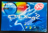 TDK CDing2 CD2-90R 90-Min Type II High Position Blank Cassette Tape NOS - image 1