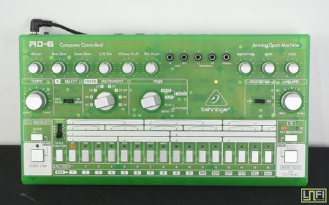 Behringer RD-6 LM Analog Drum Machine Lime Green Transparent 606 Style - image 1