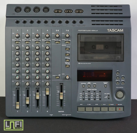Tascam Portastudio 424 MKII 4 Track Cassette Tape Recorder Multitrack Mixer 240V
