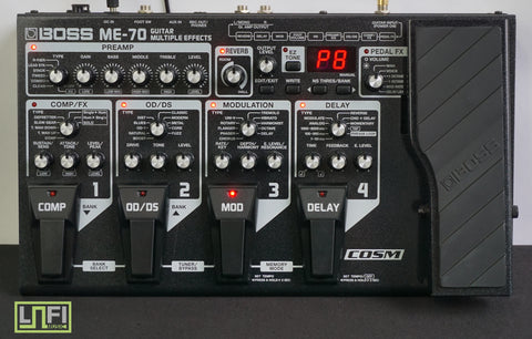 Boss ME-70 Guitar Multiple Effects Pedal W/ Amp Modeling