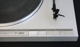 Yamaha P-320 Optimum Mass Straight Arm Automatic Turntable - 240V