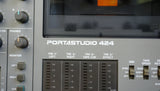 Tascam Portastudio 424 Vintage 4 Track Cassette Tape Recorder Multitrack Mixer