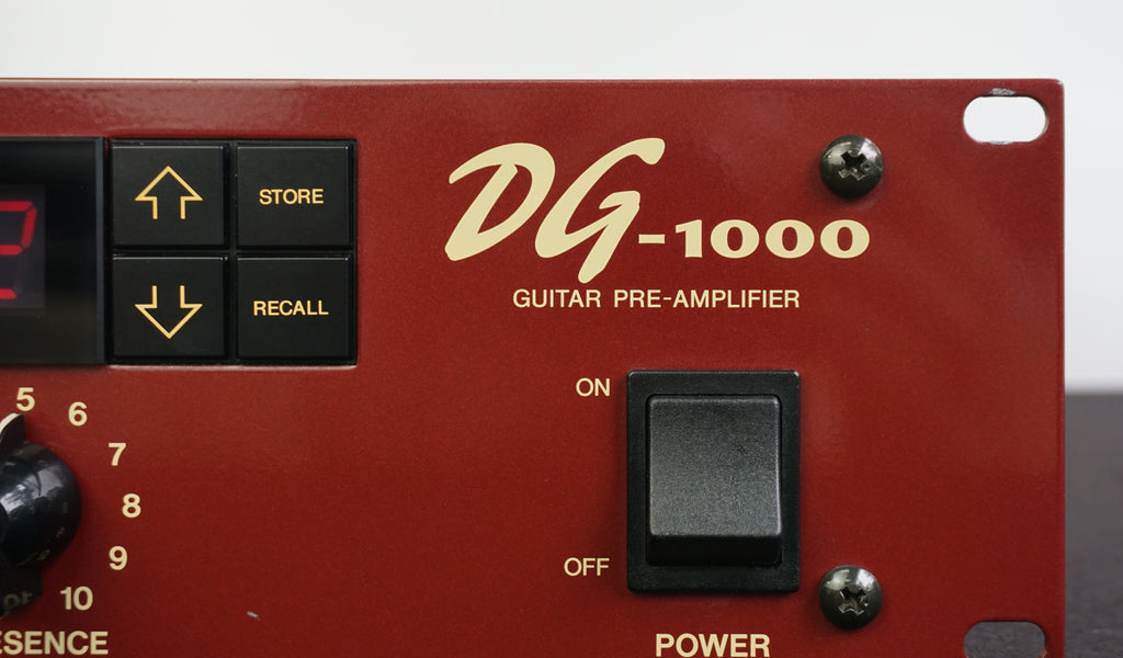 Yamaha DG-1000 Guitar Pre-amplifier Motorised 2U Rack Mount - 120V