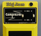 Big Jam SE-3 Compressor Vintage Yellow Guitar Effects Pedal - Made In Japan