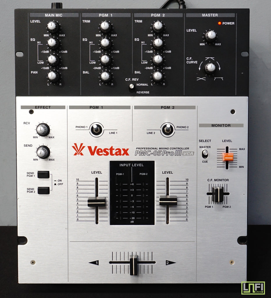 Vestax PMC-05 Pro III VCA DJ Mixer Professional Mixing Controller 