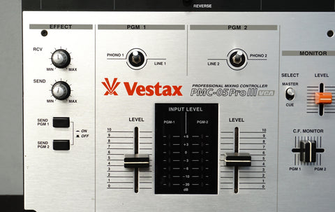 Vestax PMC Pro III VCA DJ Mixer Professional Mixing Controller