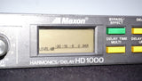 Maxon Harmonics / Delay HD1000 80's Vintage 1U Rack Effects - 100V