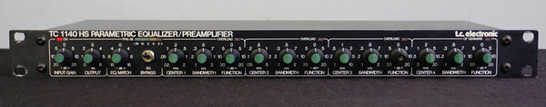 TC Electronics 1140 HS Parametric Equaliser / Preamplifier 1U Rack Mou –  LOFI Music