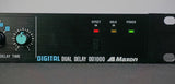 Maxon Digital Dual Delay DD1000 80's Vintage 1U Rack Effects