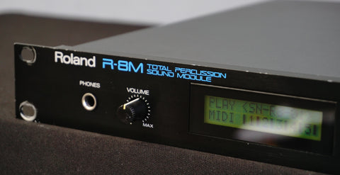 Roland R-8M Total Percussion Sound Module 1U Rack Mount Midi Drum