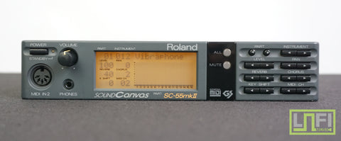 Roland SC-55mkII 1/2 U MIDI Sound Module