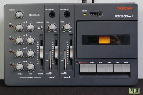 Tascam Porta 03 MK ii  - 4 Track Analogue Cassette Recorder - Just Serviced