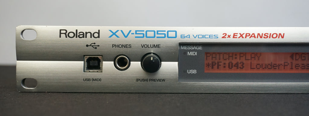 Roland XV-5050 Synthesiser Sound Module 1U Rack Mount Synth w