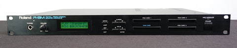 Roland R-8M Total Percussion Sound Module 1U Rack Mount Midi Drum Machine - 100V