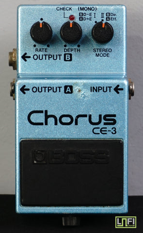 Boss CE-3 1984 Vintage Stereo Chorus Guitar Effect Pedal - Made In Japan