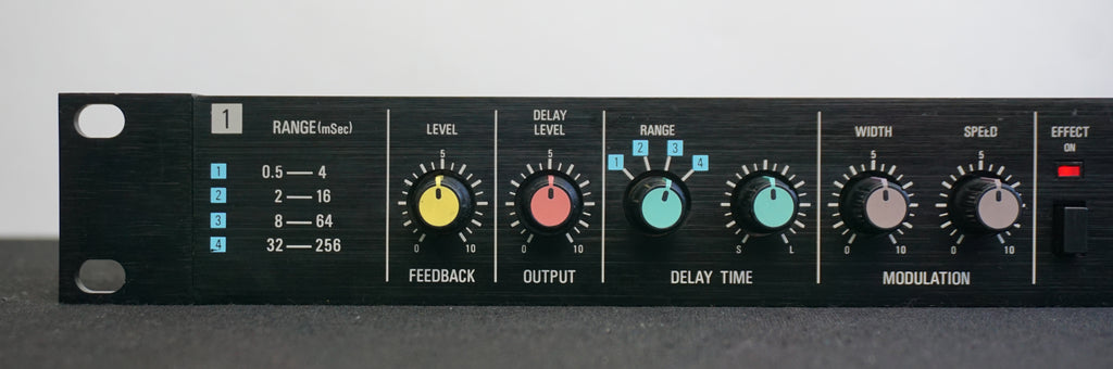 Maxon Digital Dual Delay DD1000 80's Vintage 1U Rack Effects