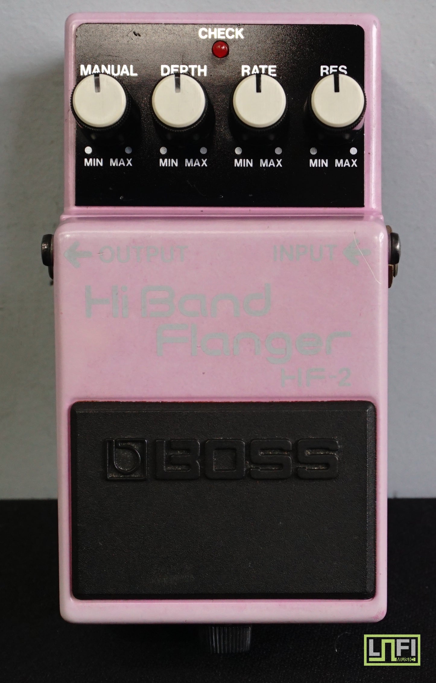 BOSS HF-2 Hi Band Flanger Guitar Effect Pedal used from