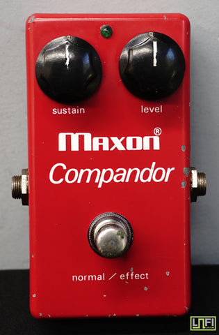 Maxon Compandor 1970's Electric Guitar Compressor / Sustainer Effects Pedal