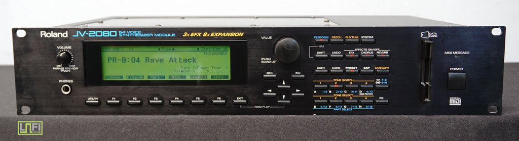 Roland JV-2080 Synthesiser Expandable Rack Mount MIDI Sound Module - 1 ...