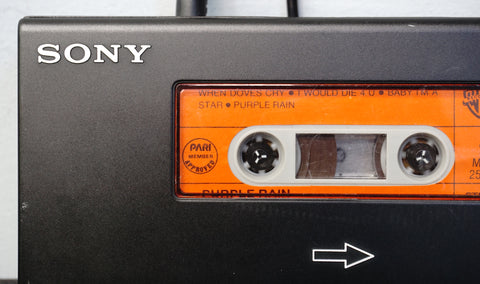 Sony Walkman magnet - Cassette tape - 80's music - retro
