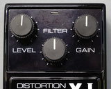 Guyatone Distortion PRO X-I PS-031 80's Black Guitar Effects Pedal Made In Japan