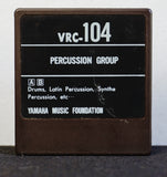 Yamaha VCR-104 DX7 Voice Data Rom Cartridge Percussion Group