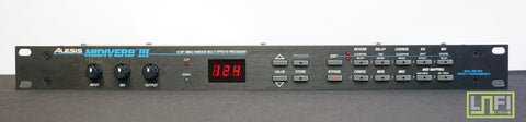 Alesis MIDIVERB III 3 Vintage Digital Reverb & Multi Effects 1U Rack Unit