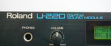 Roland U-220 Digital RS-PCM Sample Based 1U Rack Mount Synthesiser - 100V
