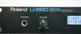Roland U-220 Digital RS-PCM Sample Based 1U Rack Mount Synthesiser - 240V