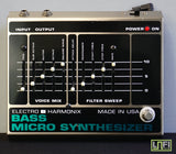 Electro Harmonix Vintage Bass Micro Synthesizer Guitar Effects Pedal - EH-7959