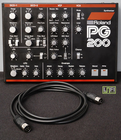 Roland PG-200 Synthesiser Programmer For  JX-3P, MKS-30 and GR-700