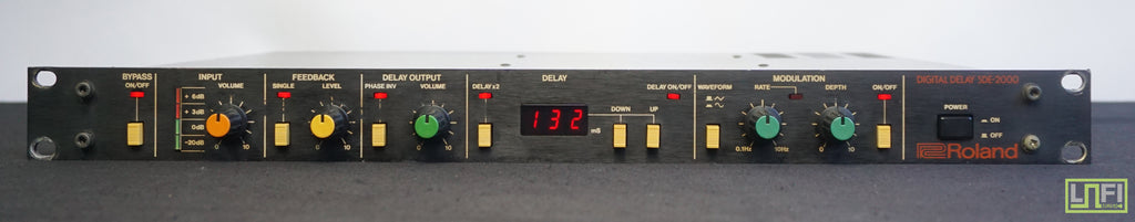 Roland SDE-2000 Vintage 80's Digital Delay 1U Rack Mount FX - 100V